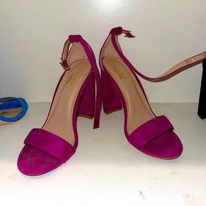 Pink heels